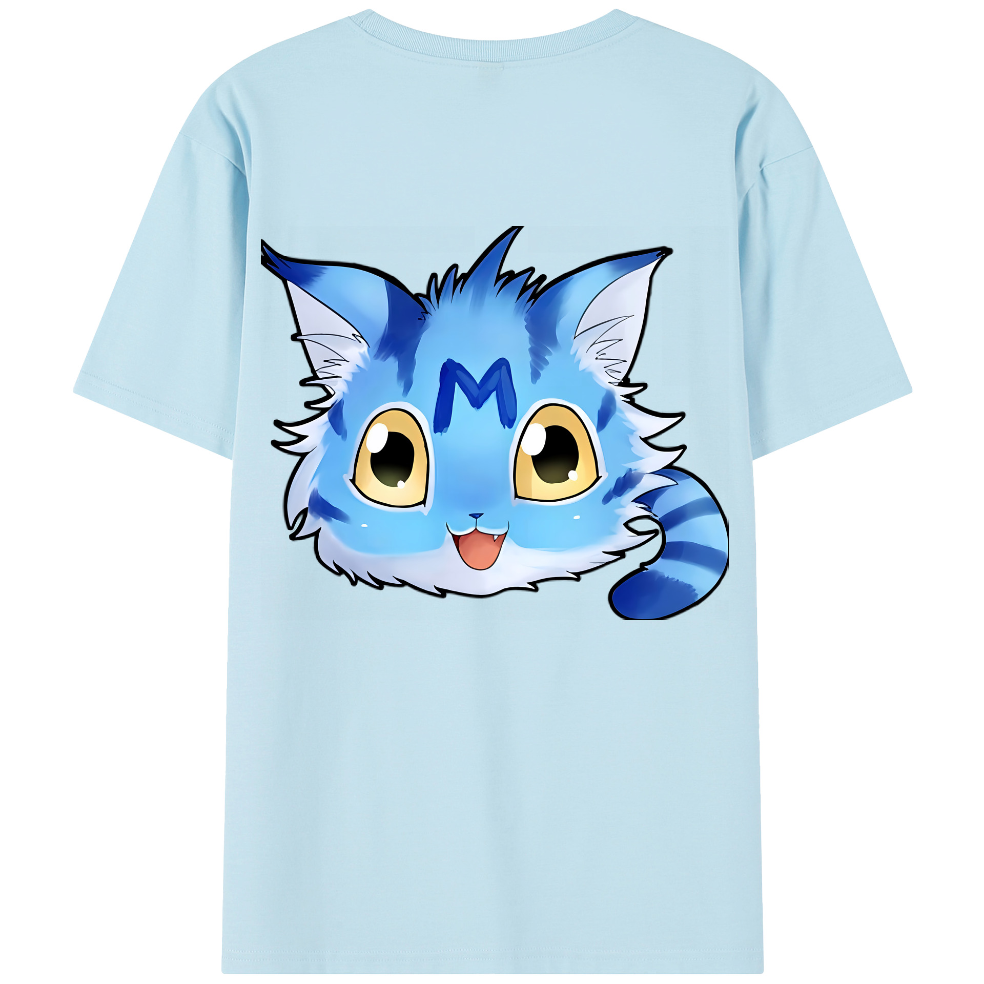 （画像用） Digimon デジタルモンスター/デジモン 綿100％半袖Tシャツ（背面プリント）
